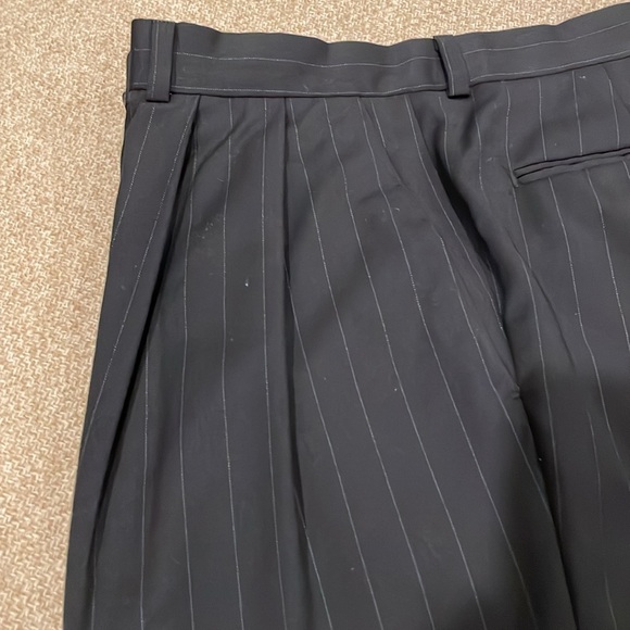 Ralph Lauren - Dillards Men 3-piece Suit Navy Pinstripe J-40R/V-Med/Pants 30-31W - Picture 12 of 16